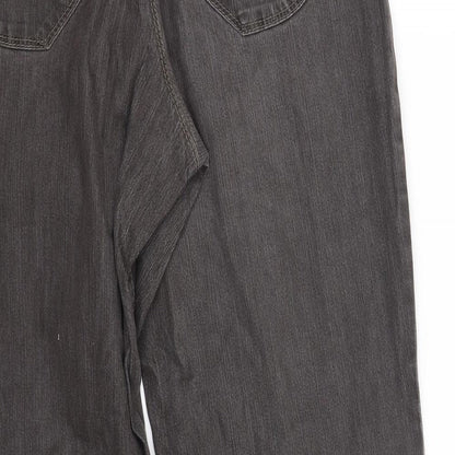 Womens UK Size 32 pre worn Regular Fit  Brown Trousers