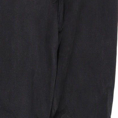 Womens UK Size 10 pre worn Regular Fit  Black Trousers