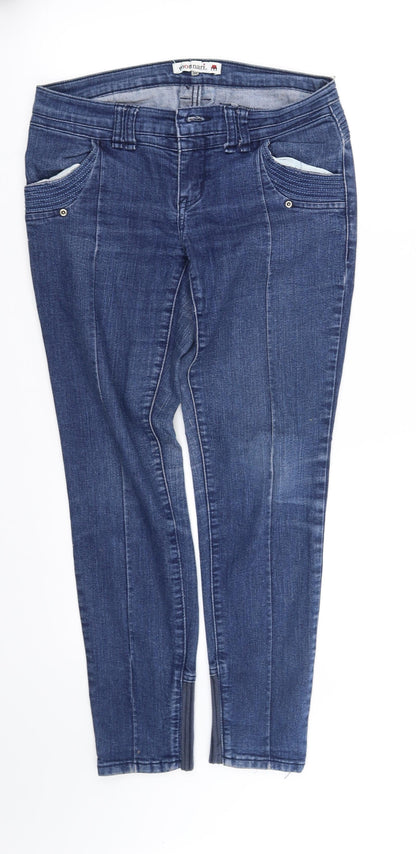 Womens UK Size 12 pre worn Regular Fit Straight Blue Jeans