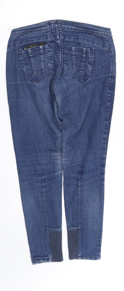 Womens UK Size 12 pre worn Regular Fit Straight Blue Jeans