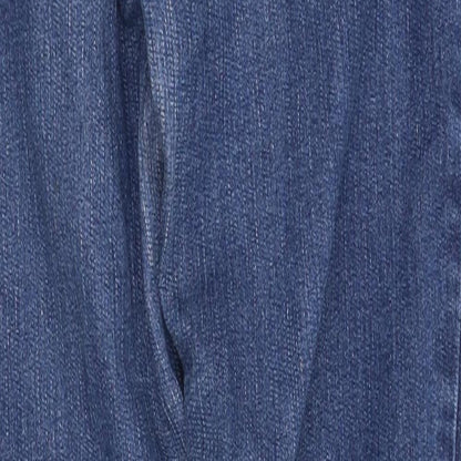 Womens UK Size 12 pre worn Regular Fit Straight Blue Jeans