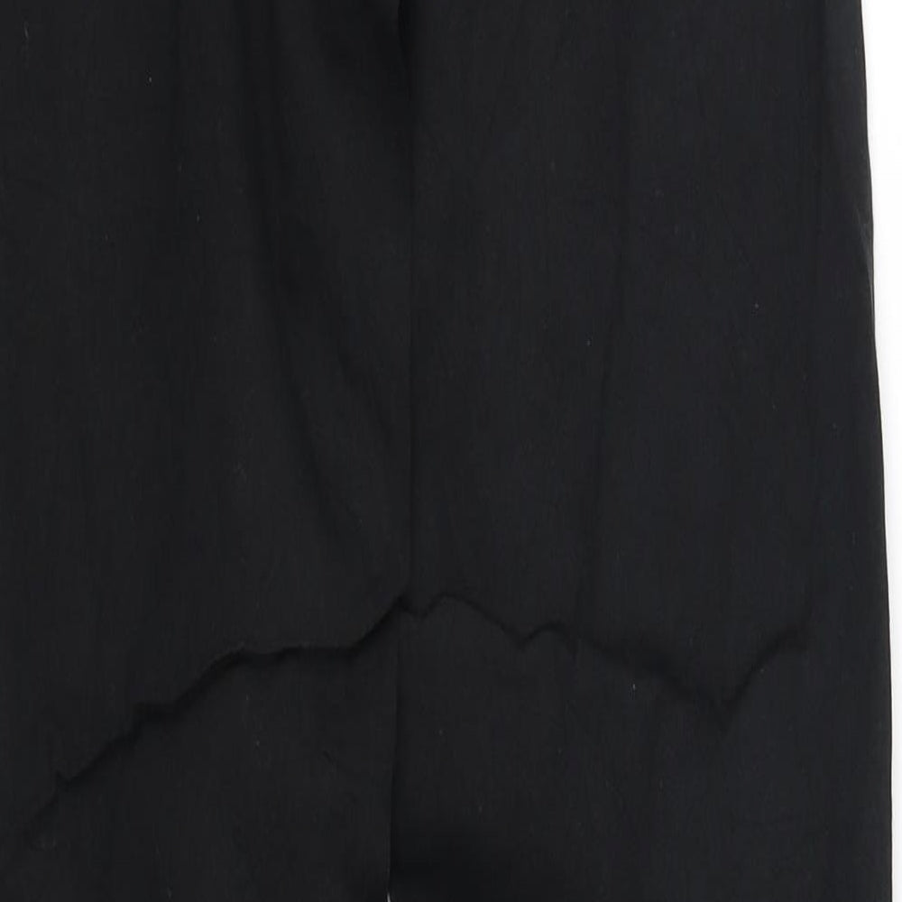 Womens UK Size S pre worn Regular Fit  Black Trousers