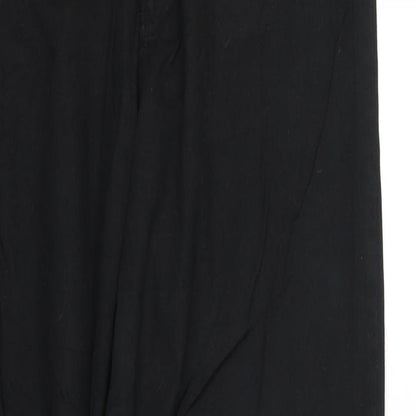 Womens UK Size L pre worn Regular Fit  Black Trousers