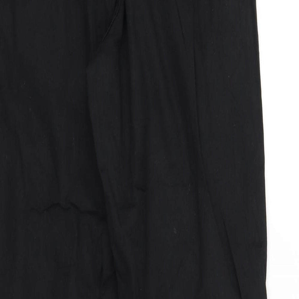 Womens UK Size L pre worn Regular Fit  Black Trousers