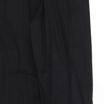 Womens UK Size L pre worn Regular Fit  Black Trousers