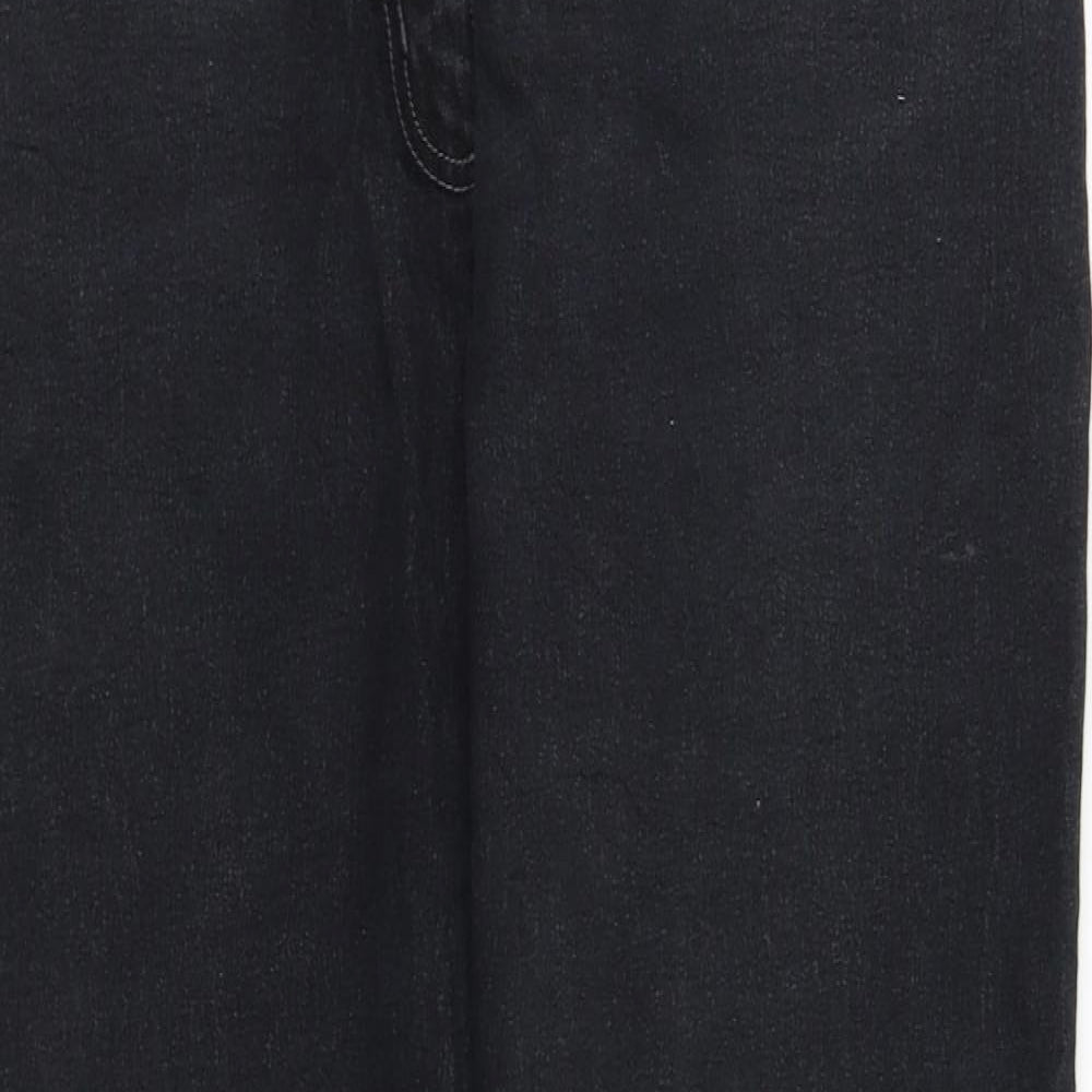 Womens UK Size M pre worn Regular Fit  Black Trousers