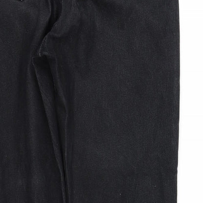 Womens UK Size M pre worn Regular Fit  Black Trousers