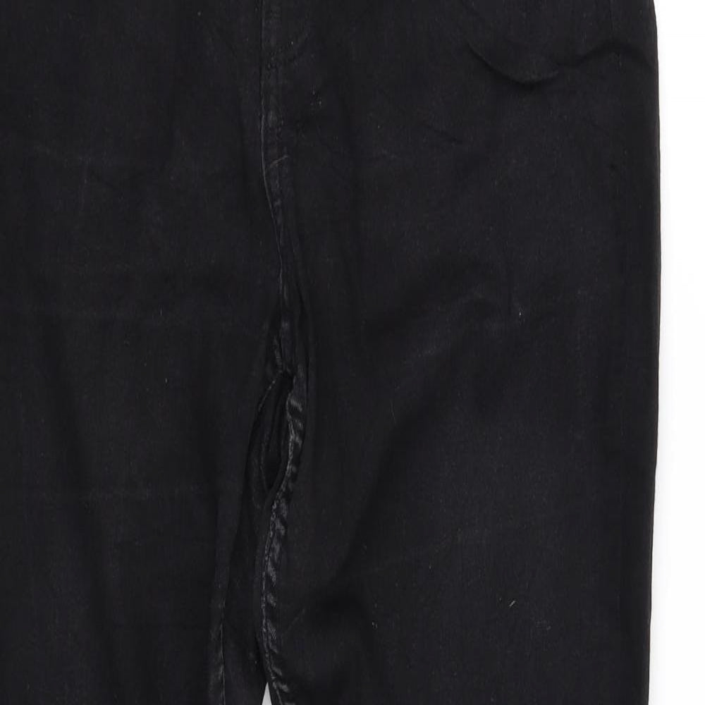 m&m Womens Black   Trousers  Size 12 L30 in