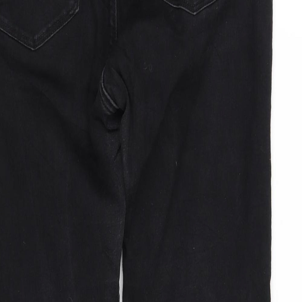 m&m Womens Black   Trousers  Size 12 L30 in