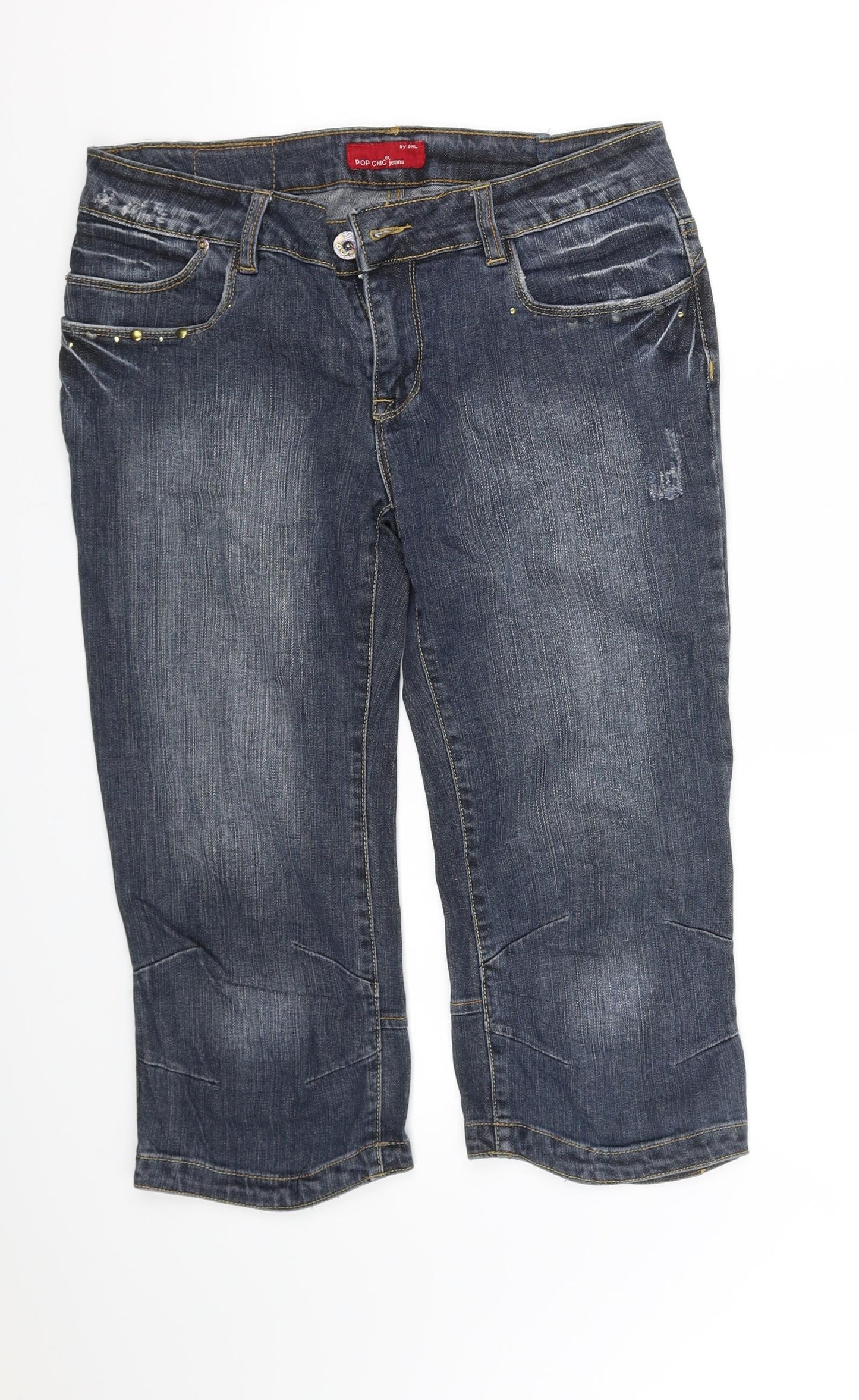 Womens UK Size 31 in pre worn Regular Fit Straight Blue Jeans