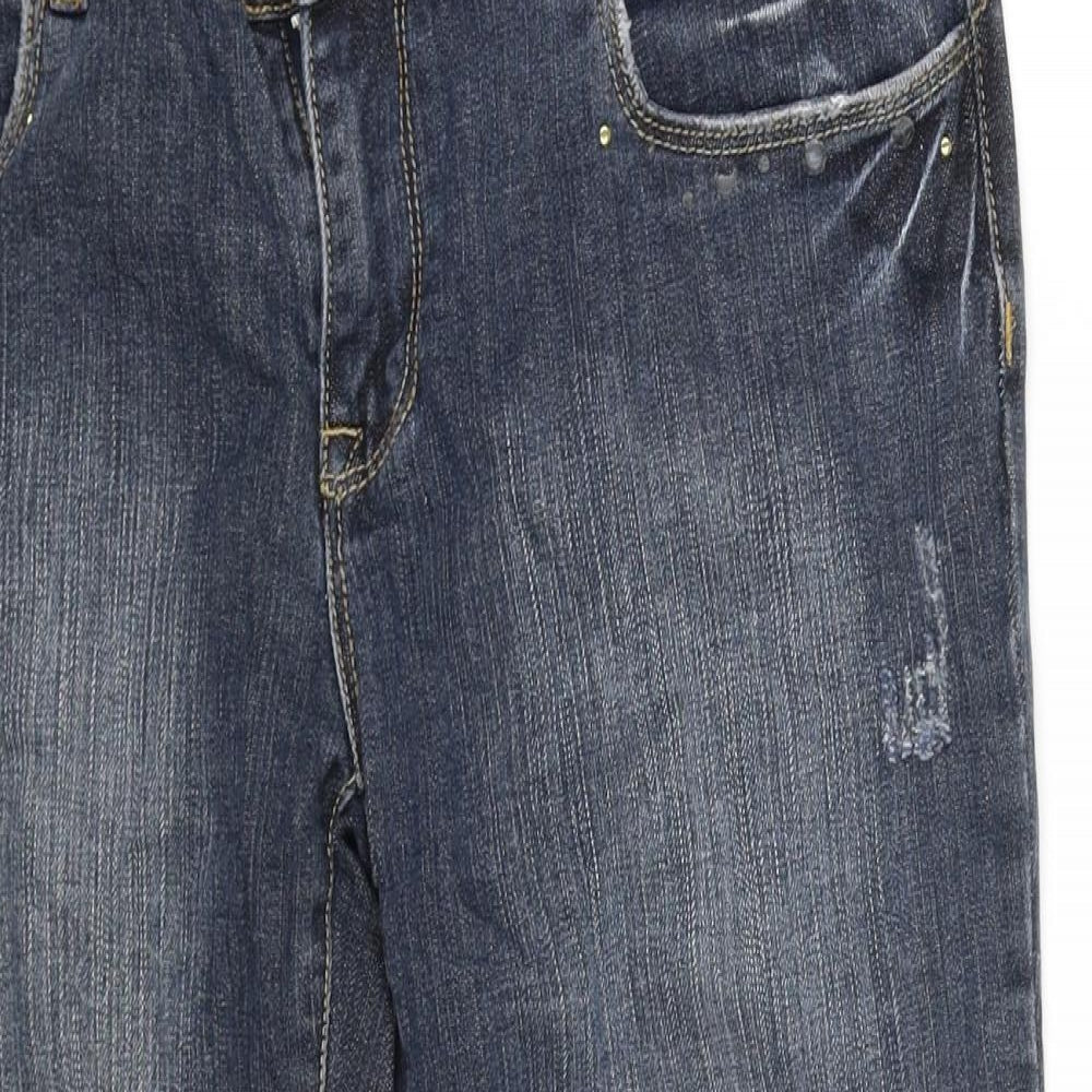 Womens UK Size 31 in pre worn Regular Fit Straight Blue Jeans