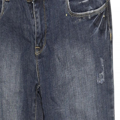 Womens UK Size 31 in pre worn Regular Fit Straight Blue Jeans