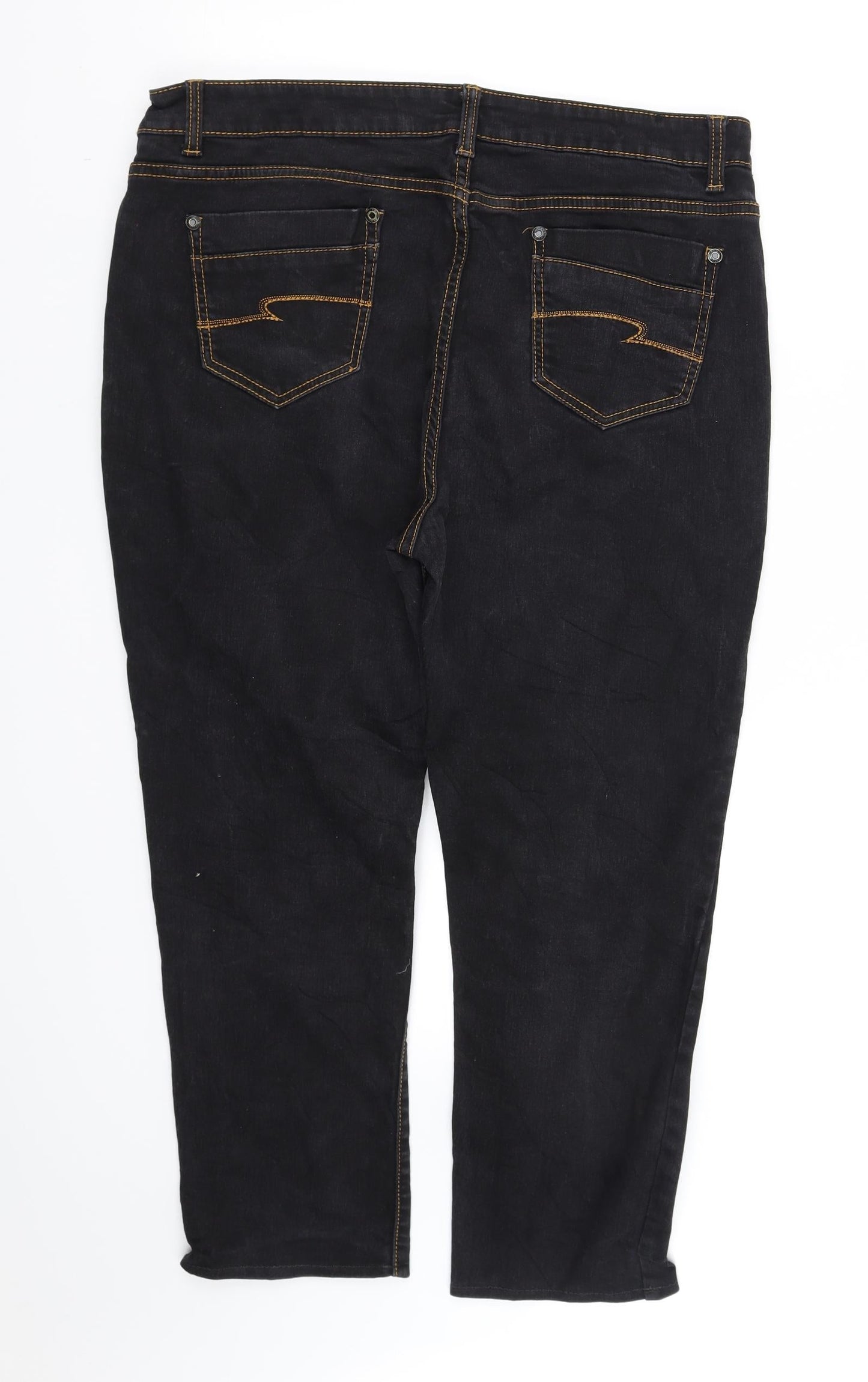 wave tip Womens Blue   Trousers  Size 12 L28 in