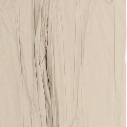 Womens UK Size L pre worn Regular Fit  Beige Trousers