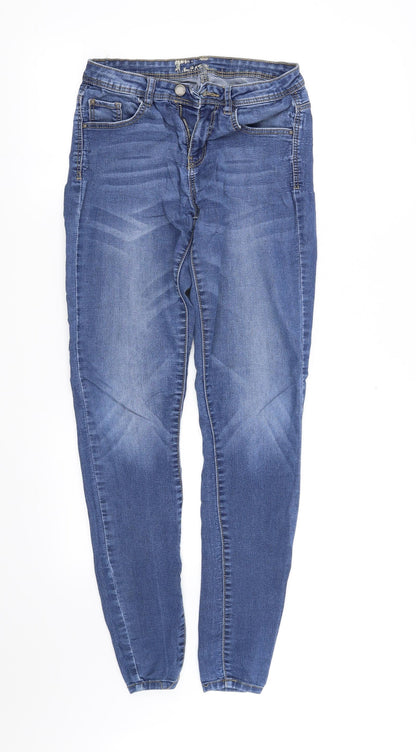 Womens UK Size M pre worn Regular Fit Straight Blue Jeans