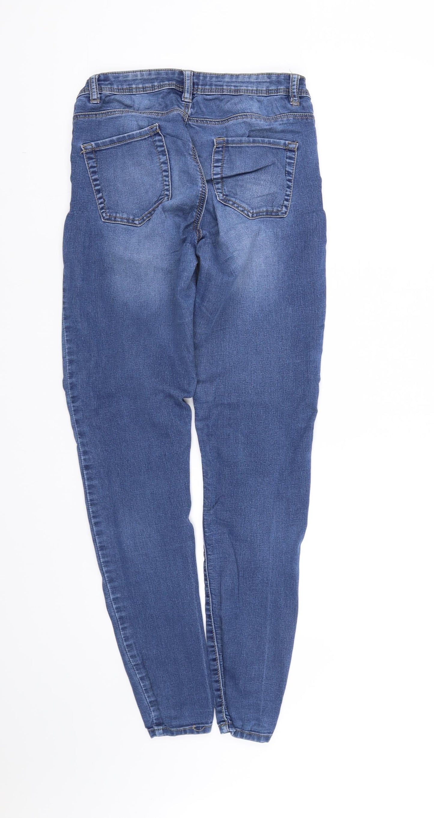 Womens UK Size M pre worn Regular Fit Straight Blue Jeans