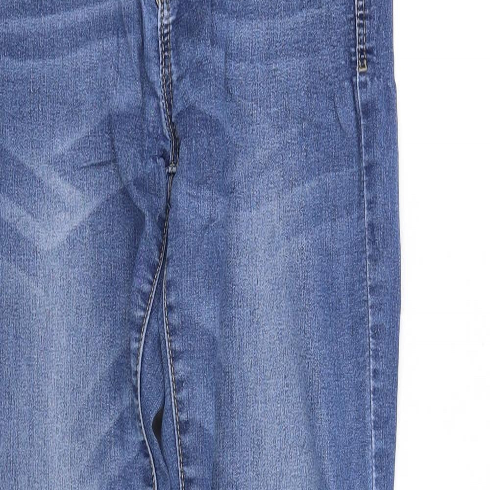 Womens UK Size M pre worn Regular Fit Straight Blue Jeans