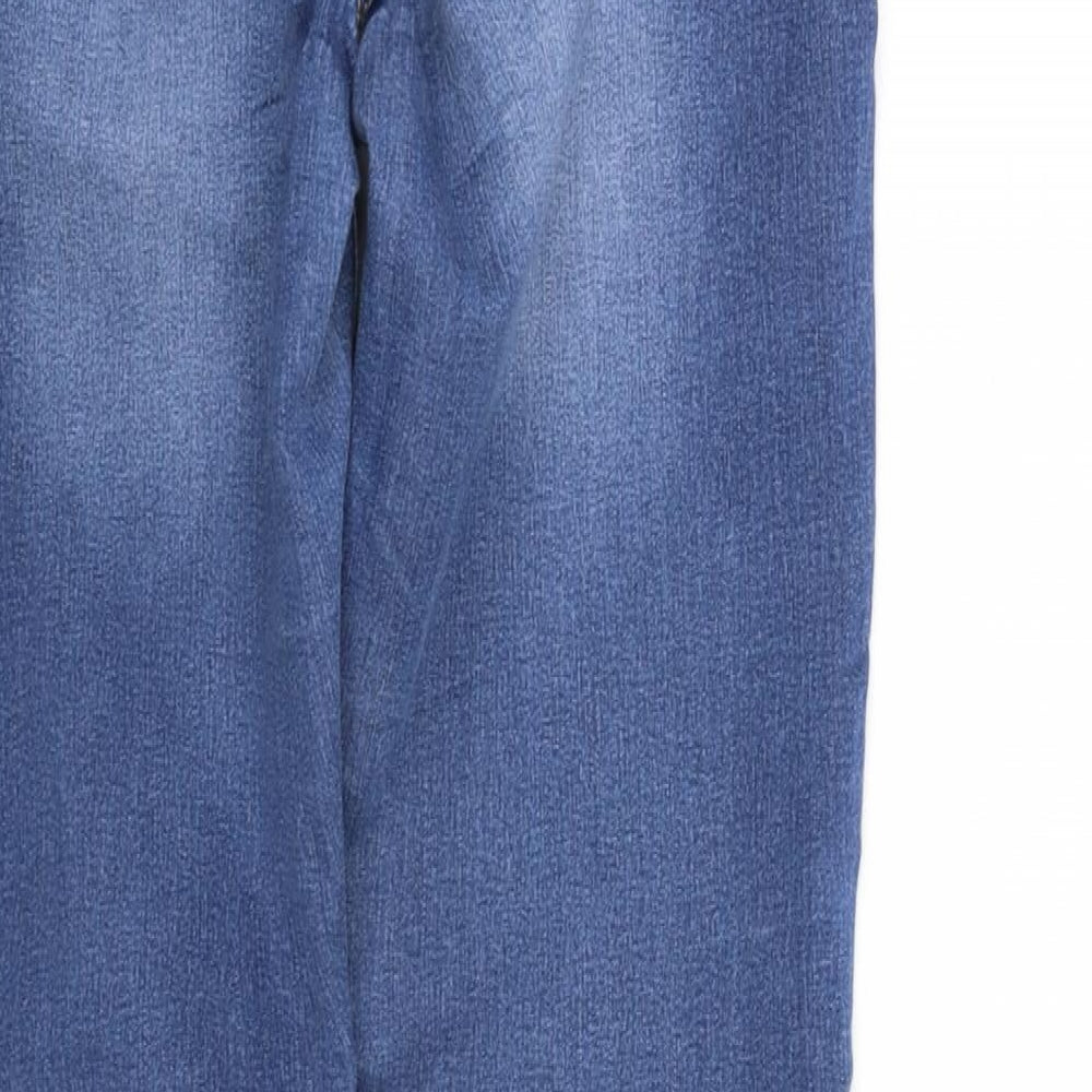 Womens UK Size M pre worn Regular Fit Straight Blue Jeans