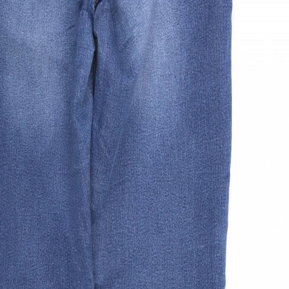 Womens UK Size M pre worn Regular Fit Straight Blue Jeans