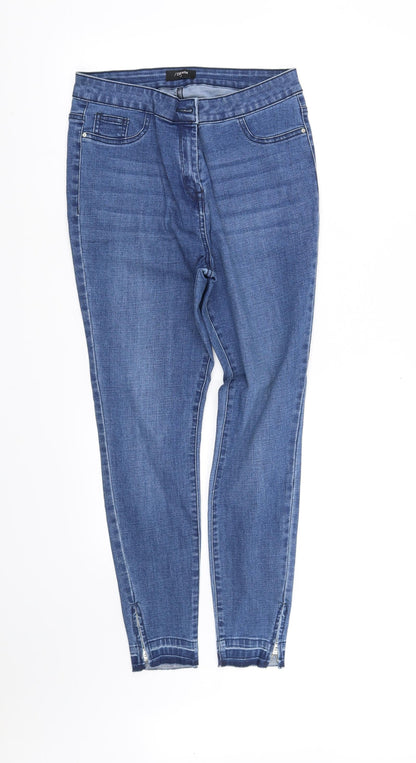 deniem  Womens Blue   Trousers  Size 12 L30 in