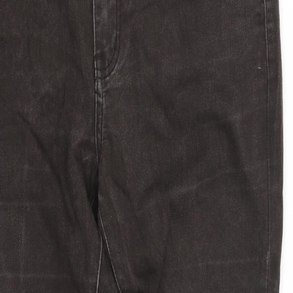 Womens UK Size 12 pre worn Regular Fit  Black Trousers