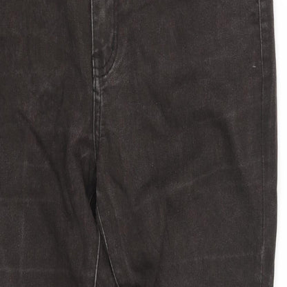 Womens UK Size 12 pre worn Regular Fit  Black Trousers