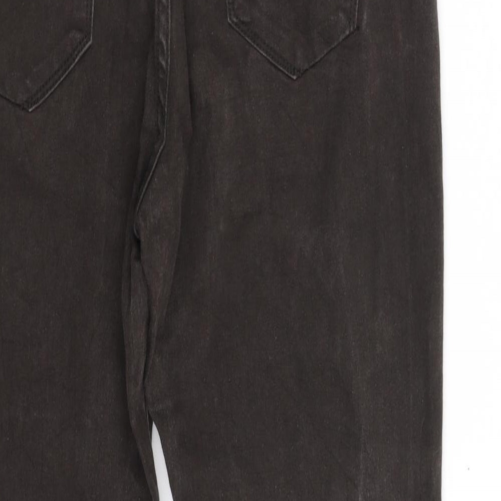 Womens UK Size 12 pre worn Regular Fit  Black Trousers