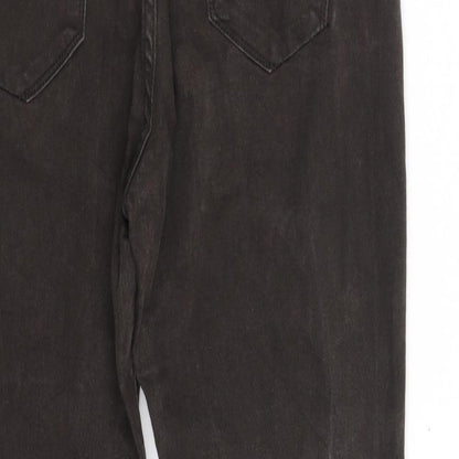 Womens UK Size 12 pre worn Regular Fit  Black Trousers