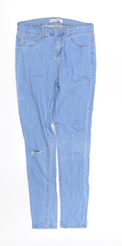 basic deniem Womens Blue   Trousers  Size 12 L34 in