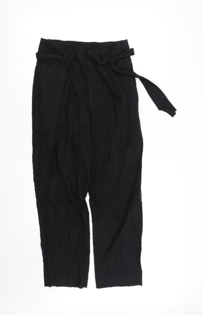 Womens UK Size 12 Lindex Regular Fit  Black Trousers