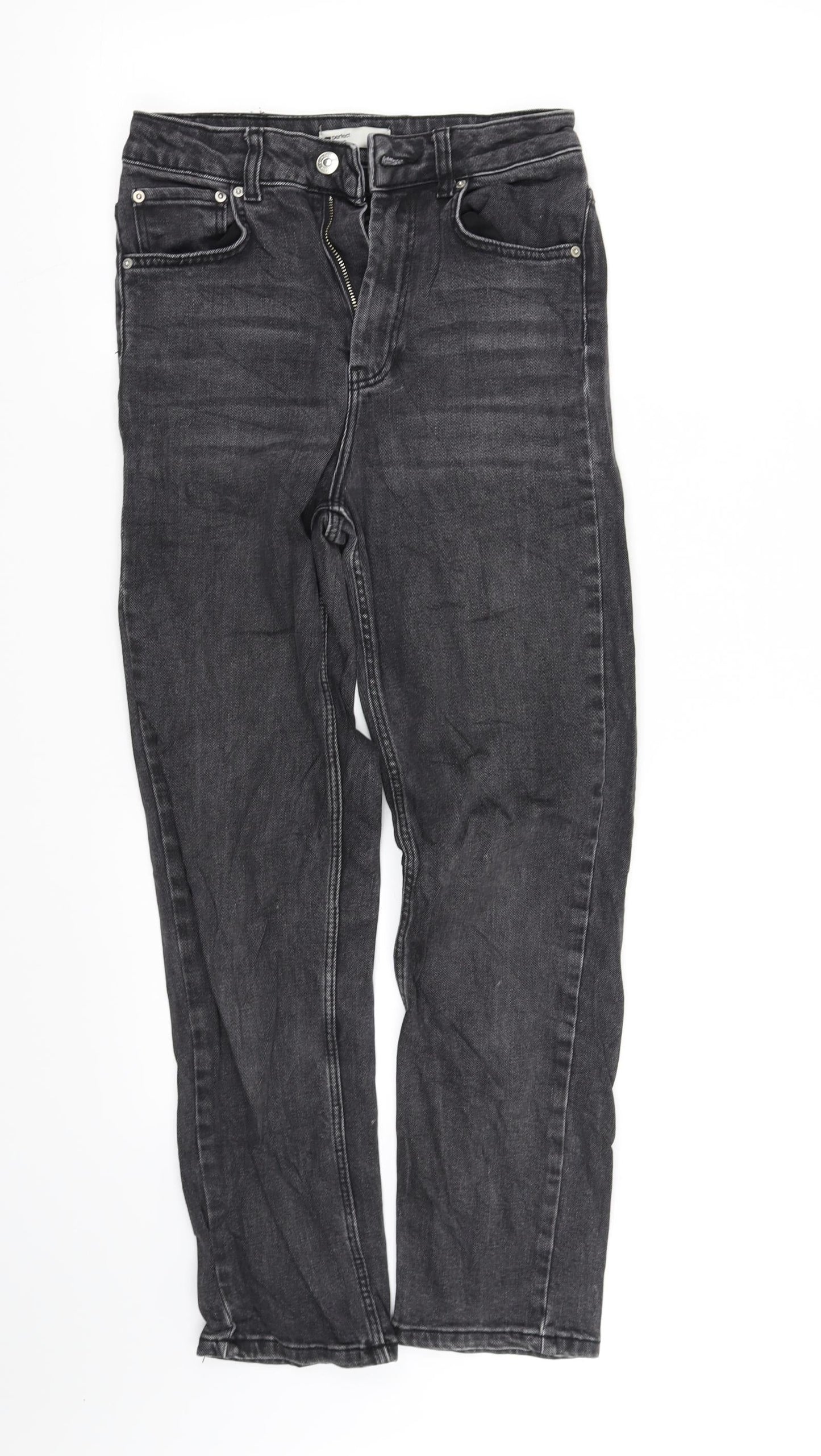Womens UK Size 34 pre worn Regular Fit  Black Trousers