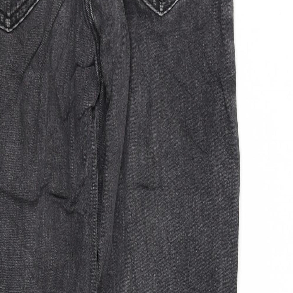 Womens UK Size 34 pre worn Regular Fit  Black Trousers