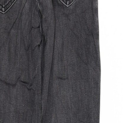 Womens UK Size 34 pre worn Regular Fit  Black Trousers