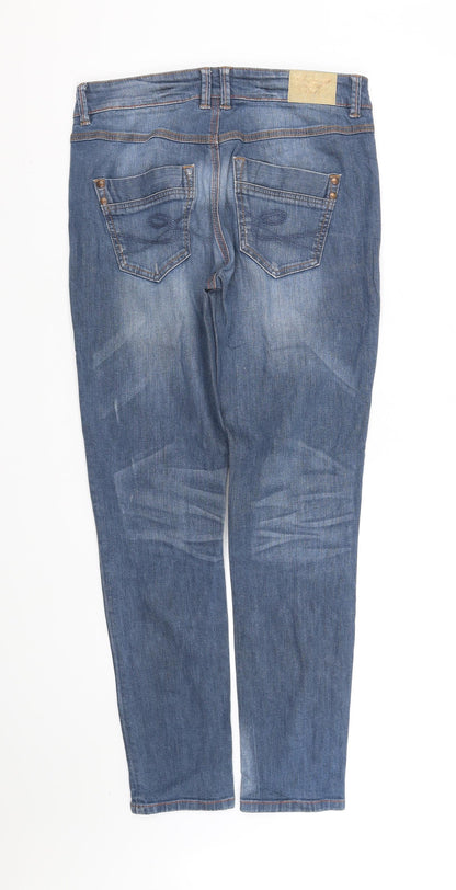 Womens UK Size M pre worn Regular Fit Straight Blue Jeans
