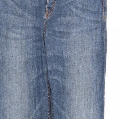 Womens UK Size M pre worn Regular Fit Straight Blue Jeans