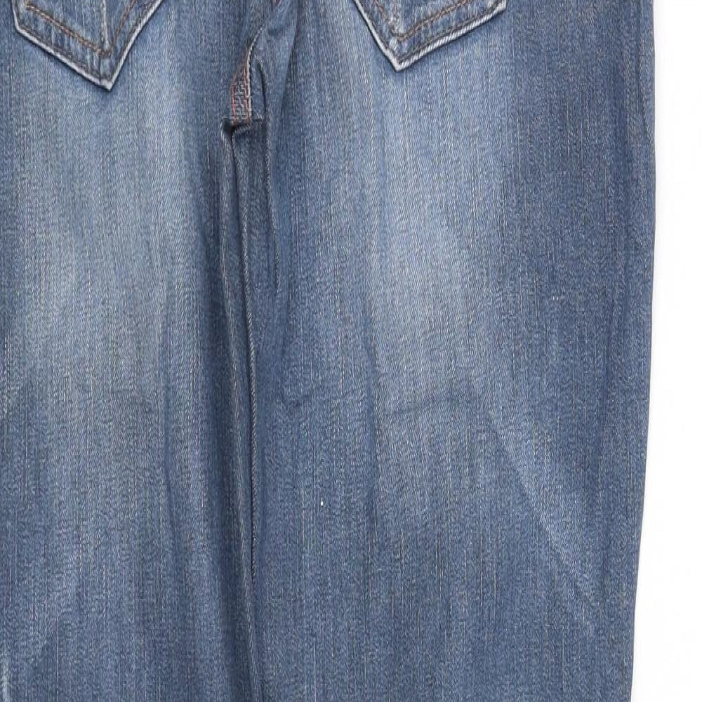 Womens UK Size M pre worn Regular Fit Straight Blue Jeans