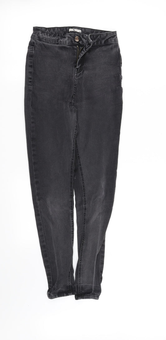 TU Womens Grey   Straight Jeans Size 8 L31 in