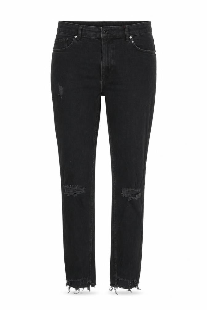 Womens UK Size 12 Divided Regular Fit Straight Black Jeans