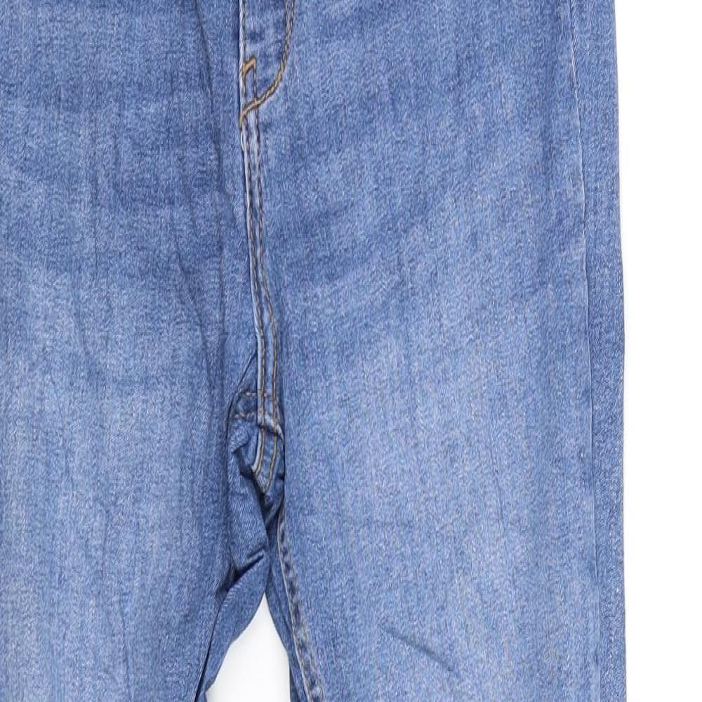 Womens UK Size L molly Regular Fit Straight Blue Jeans