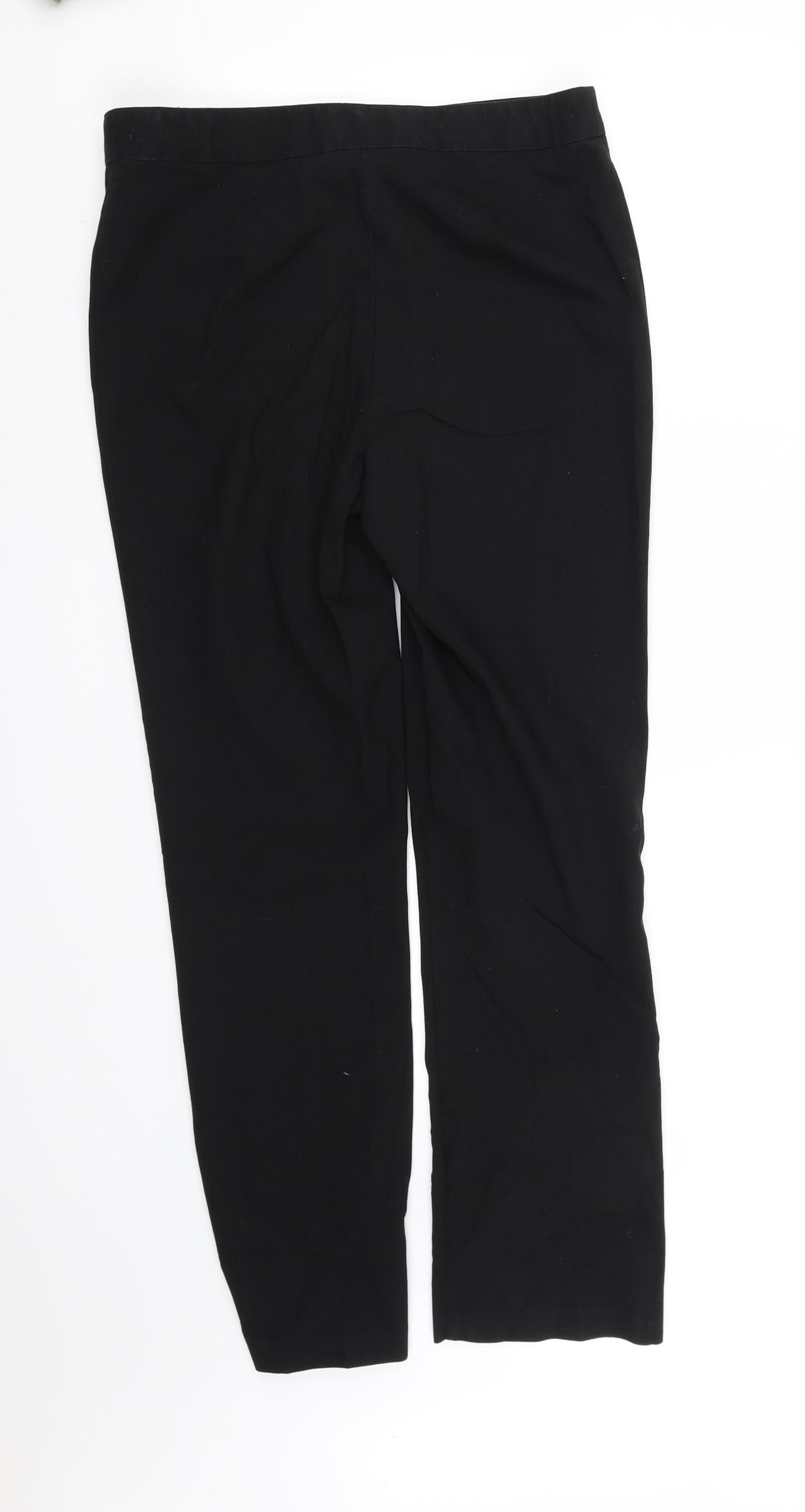 Womens UK Size 29 in pre worn Regular Fit Straight Black Jeans