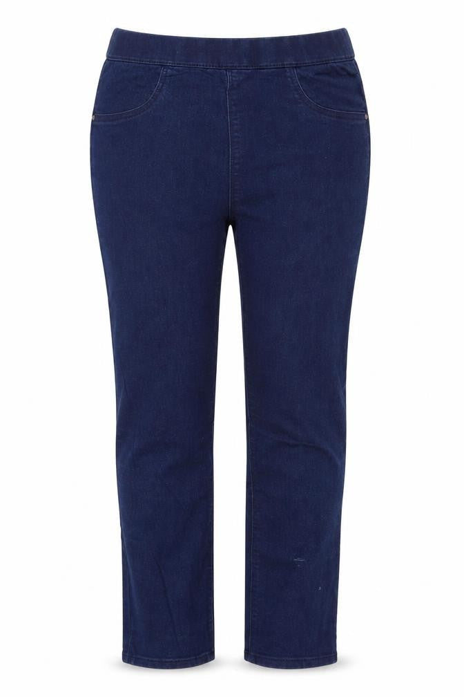 Denim & Co. Womens Blue   Straight Jeans Size 10 L25 in