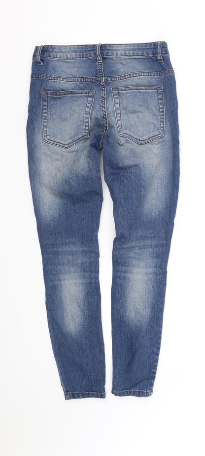 Jaqueline deYong Womens Blue   Straight Jeans Size M L32 in