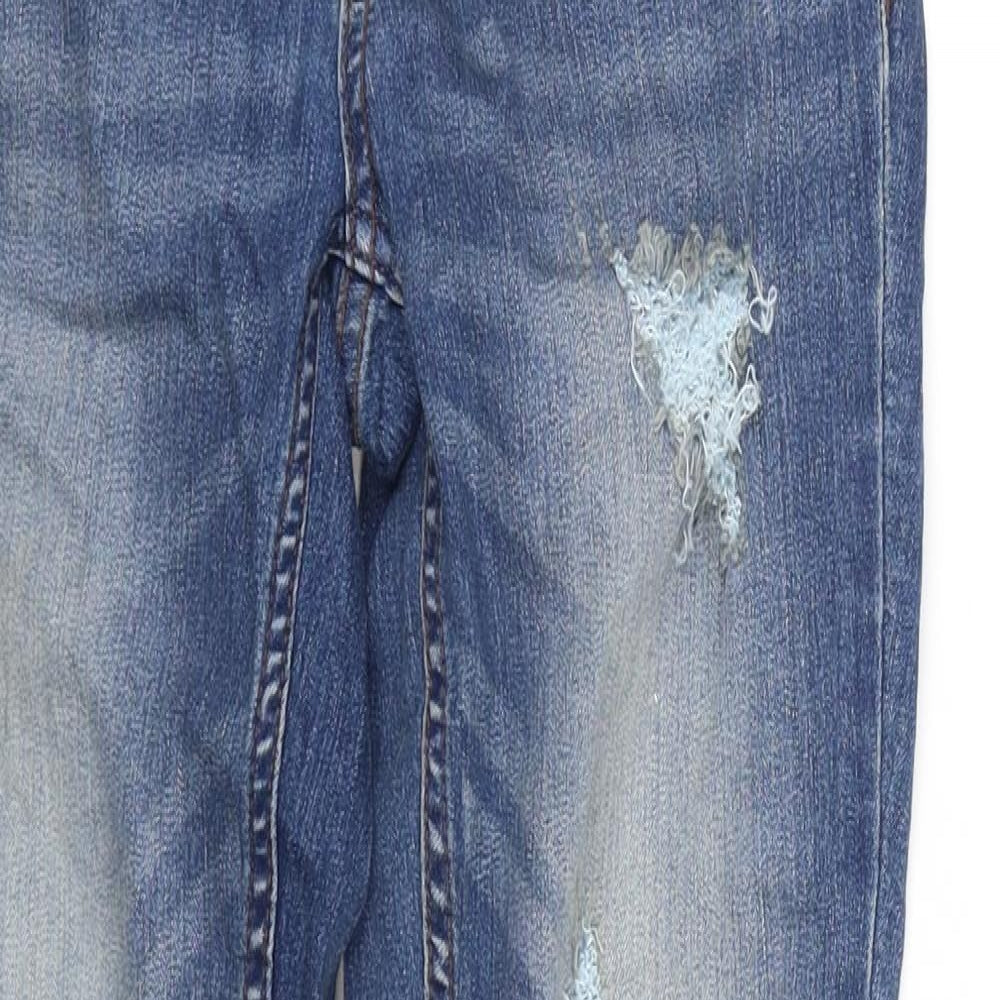 Jaqueline deYong Womens Blue   Straight Jeans Size M L32 in