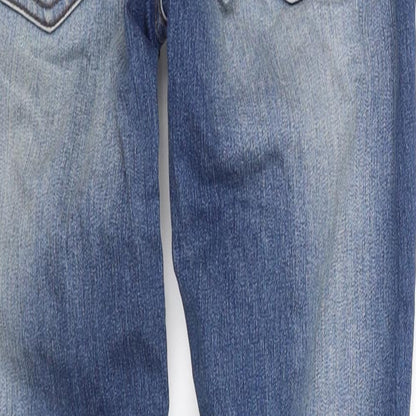 Jaqueline deYong Womens Blue   Straight Jeans Size M L32 in
