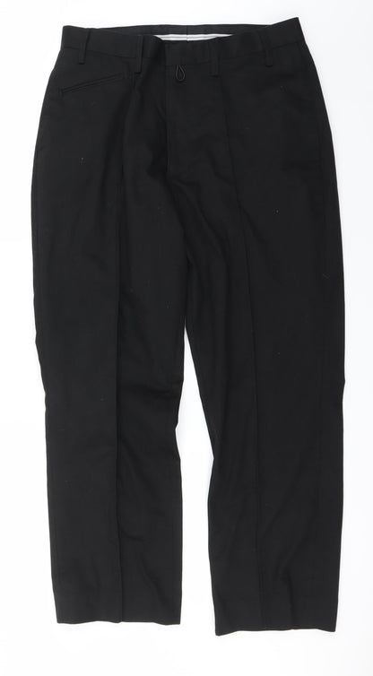 Preworn Mens Black   Trousers  Size 32 in L26 in