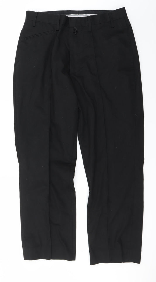 Preworn Mens Black   Trousers  Size 32 in L26 in