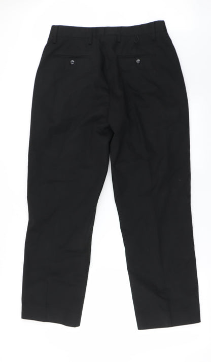 Preworn Mens Black   Trousers  Size 32 in L26 in