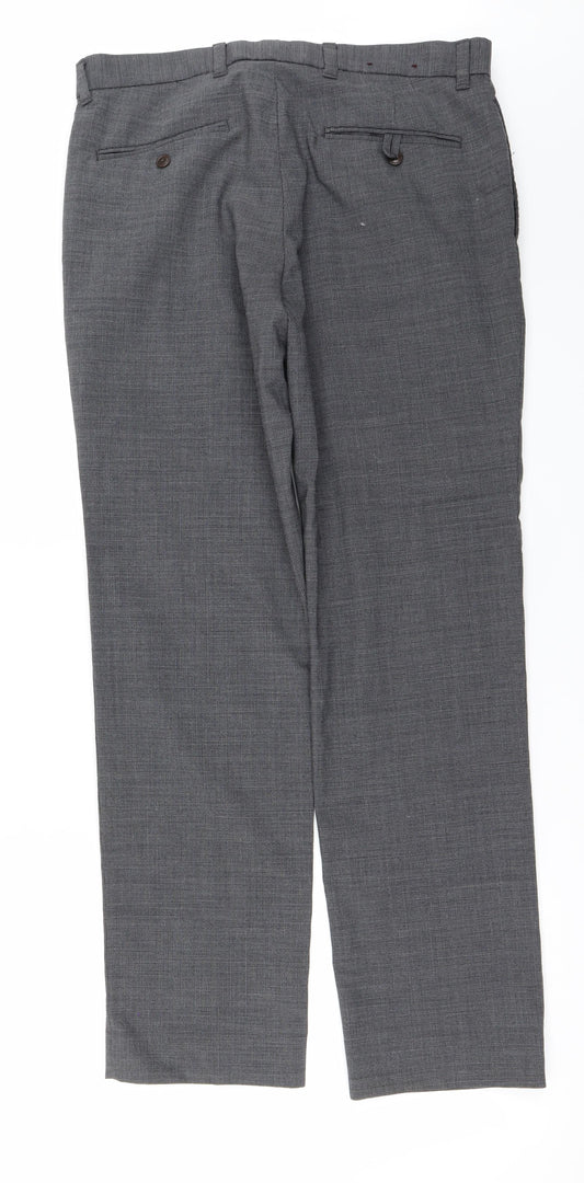 NEXT Mens Grey   Trousers  Size 32 in L27 in