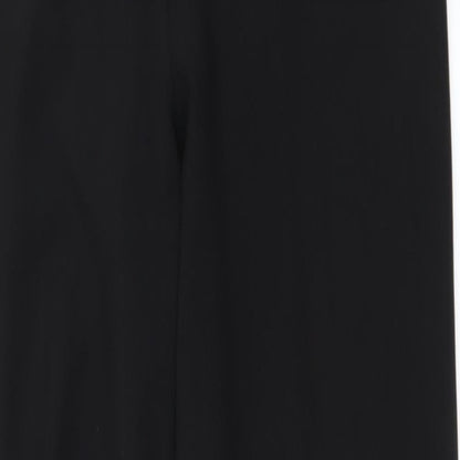 Womens UK Size 12 Preworn Regular Fit  Black Trousers