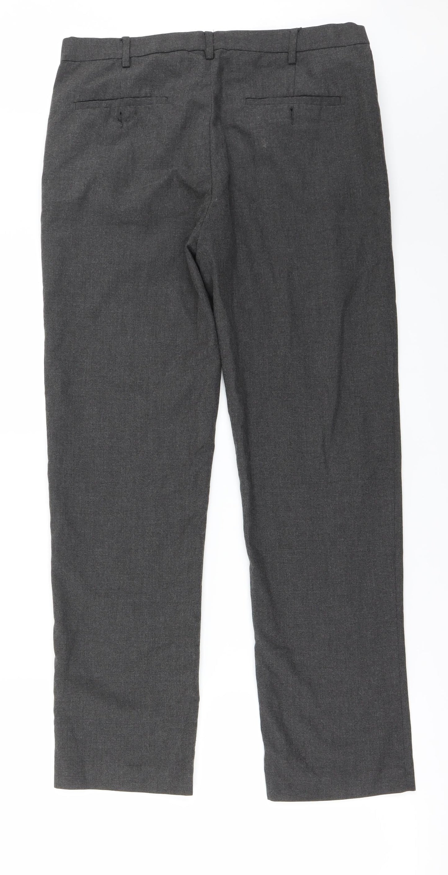 New Look Womens Grey   Trousers  Size 34 in L26 in